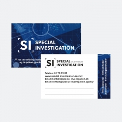 Special INvestigations - visitkort
