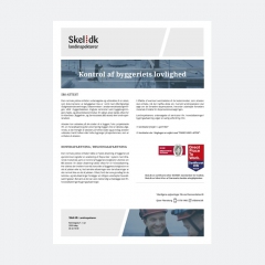 Tryksager udarbejdet for Skel.dk.