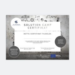 AAU Solution Camp Certifikat